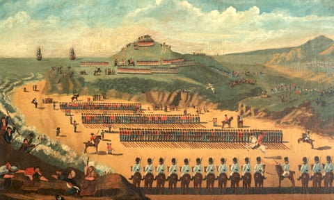 French army surrenders on Goodwick sands